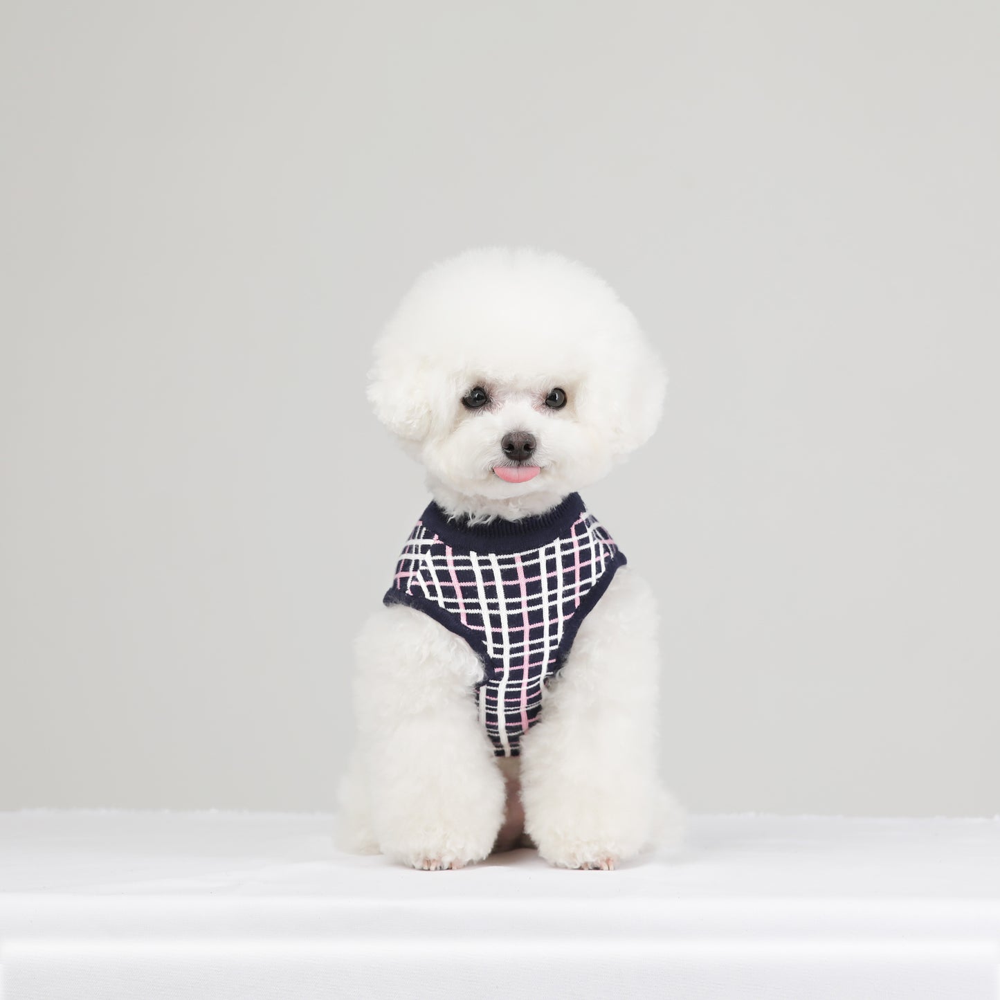 CHECK KNIT