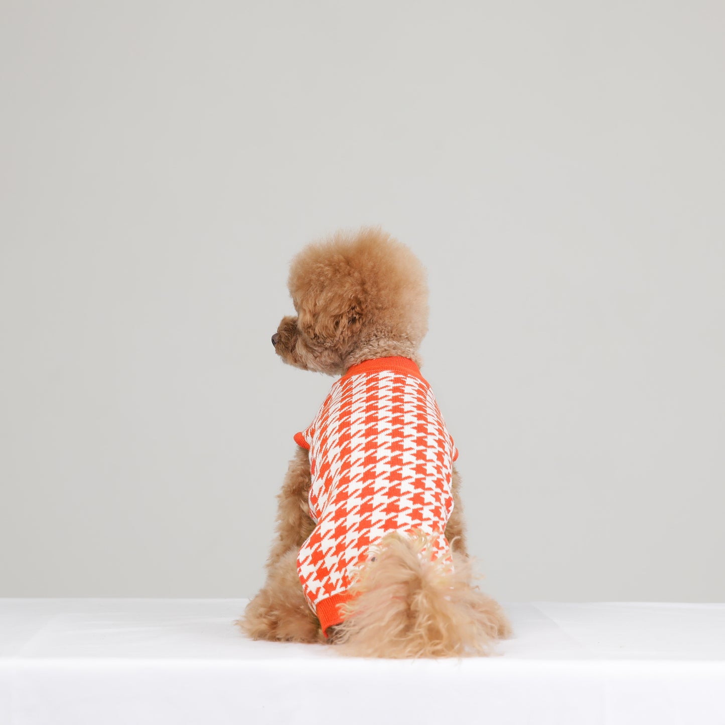 HOUND CHECK KNIT
